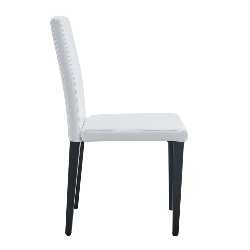 Versatile Dining Chairs With Comfortable Design And Metal Legs