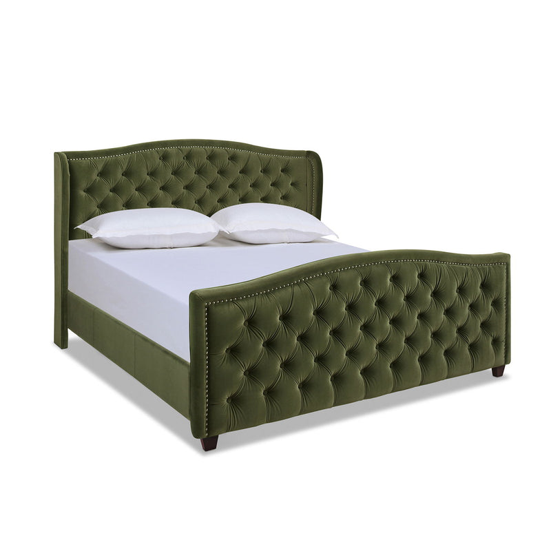 Marcella - Upholstered Shelter Headboard Bed