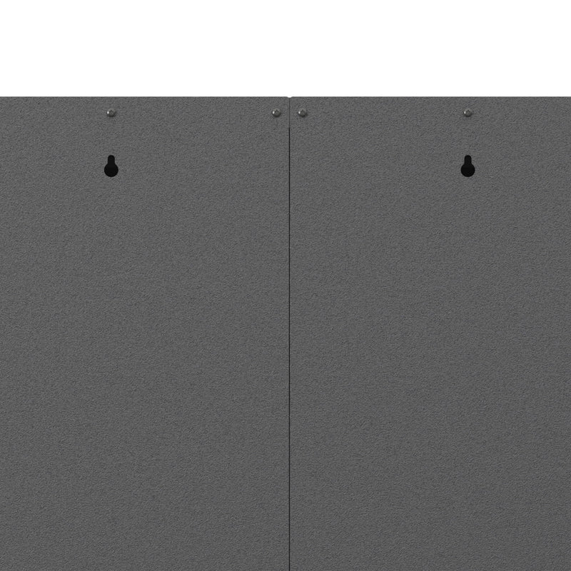 Metal Wall Mounted Tool Storage Cabinet With Locking Door, 1 Shelf & 1 Drawer