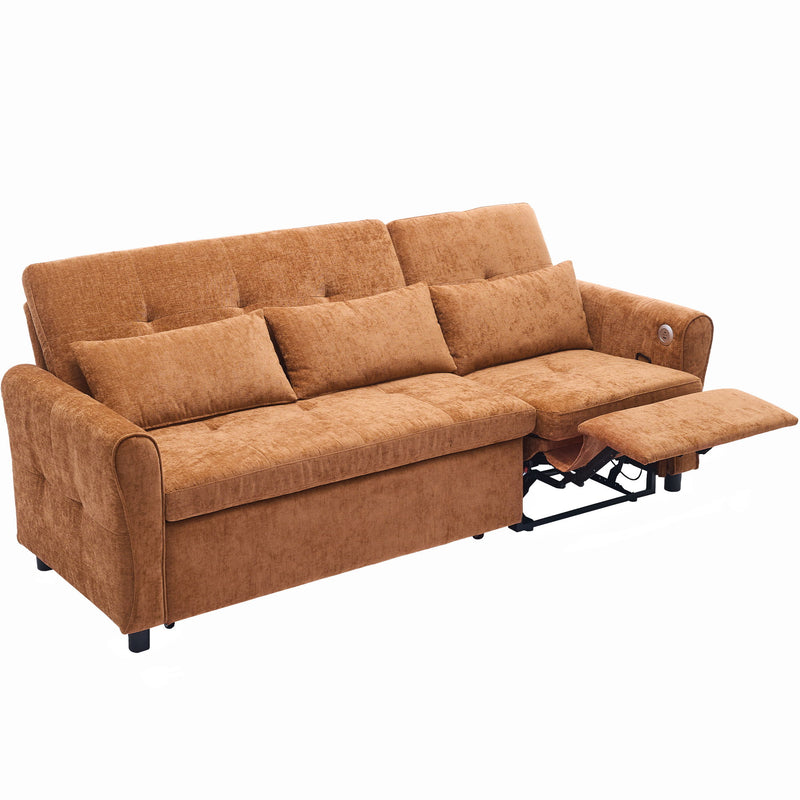 3 Seater Sofa Bed And Reversible Recliner