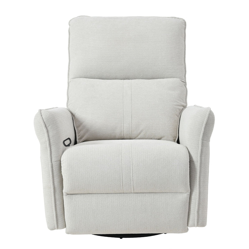 360° Swivel Rocker Recliner Chair, Swive Nursery Rocking Chair With Pull Ring, Glide Chair For Livin Room - Gray