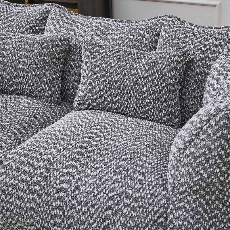 Comfortable Dual Beanbag Chair With High Resilience Foam Core For 2 People