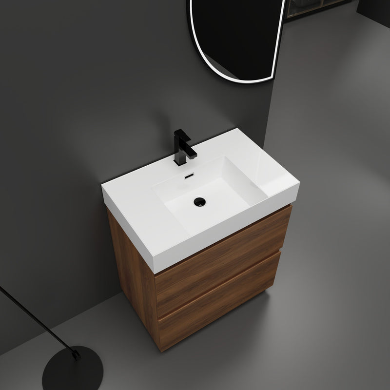 Modern Freestanding Bathroom Vanities With Single Sink Combo