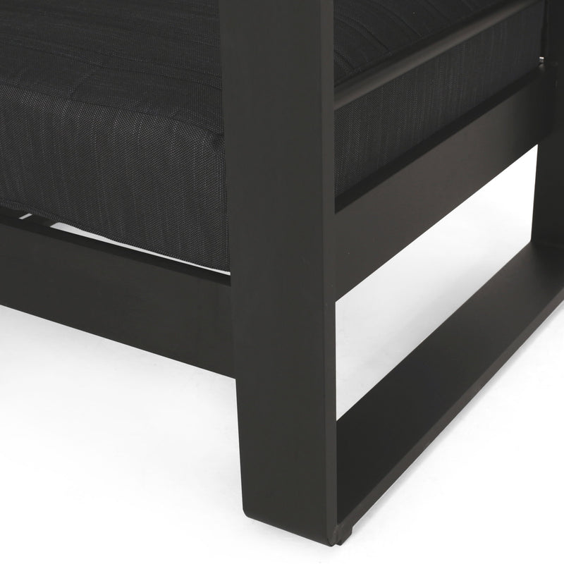 Giovanna - Club Chair Set With Aluminum Frame