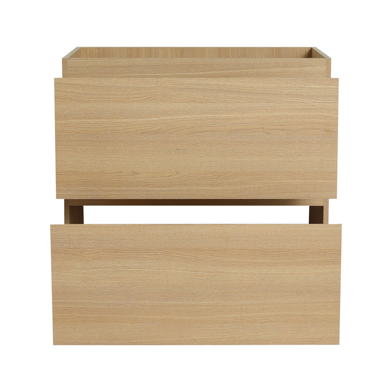 Modern Freestanding Bathroom Vanity Cabinet With Double Drawer
