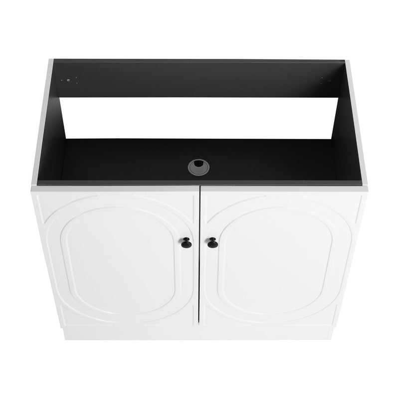 Modern Freestanding Bathroom Vanity With Soft Close Cabinet Doors