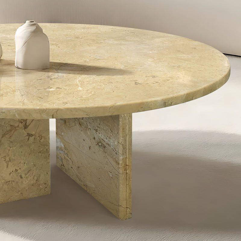 Luxury Coffee Table With Unique Veining, Unique Stone Design