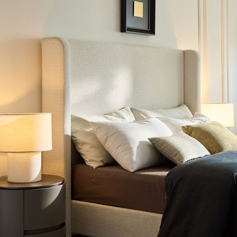 Harper - Tall Headboard Upholstered Bed With Elegant Simplicity