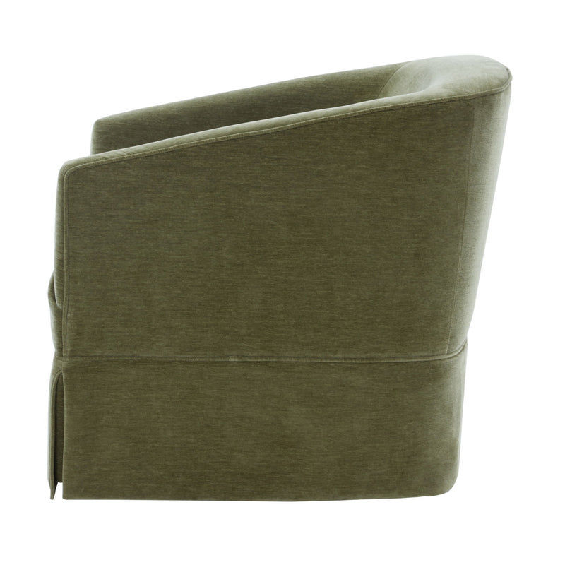 Elm - Skirted Swivel Chair
