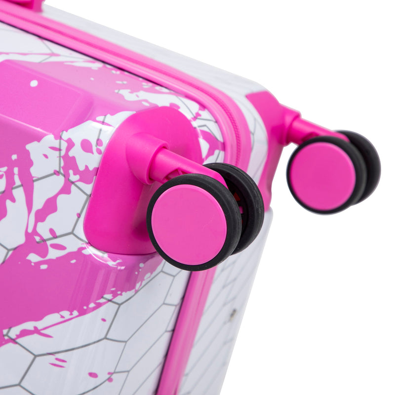 Luggage With Printed Pattern, Combination Lock