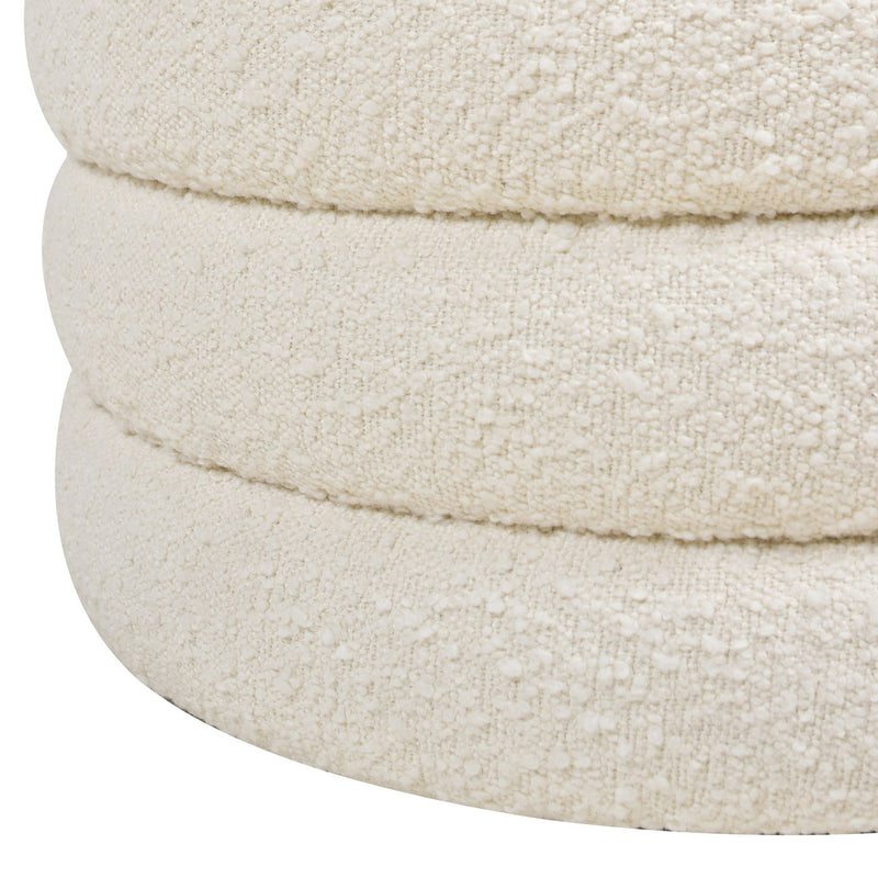 Fuji - Oversized Round Storage Ottoman