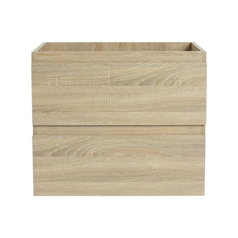 Wall Mounted Bathroom Vanity With Sink, 2 Soft Close Drawers