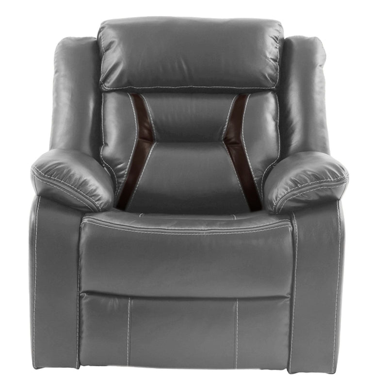 Living Room Set With Pillow Armrest And Tufted Backrest