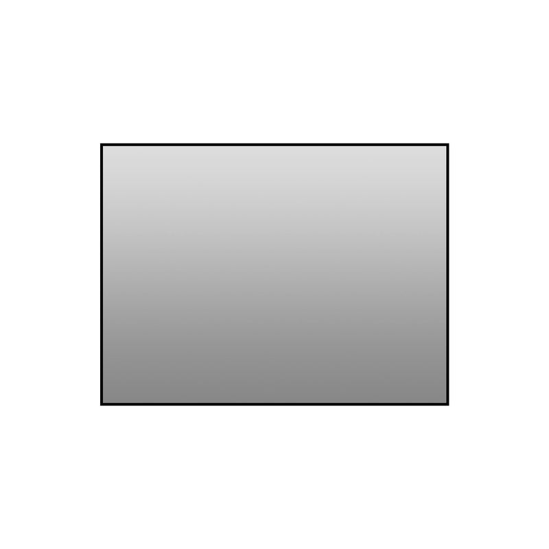 Rectangular Framed Bathroom Wall Mirror, Horizontal Or Vertical Mount