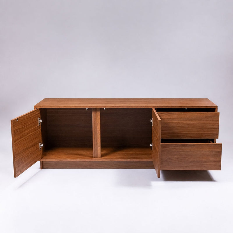 TV Stand For TVs Up To 60" With 2 Doors And 2 Drawers