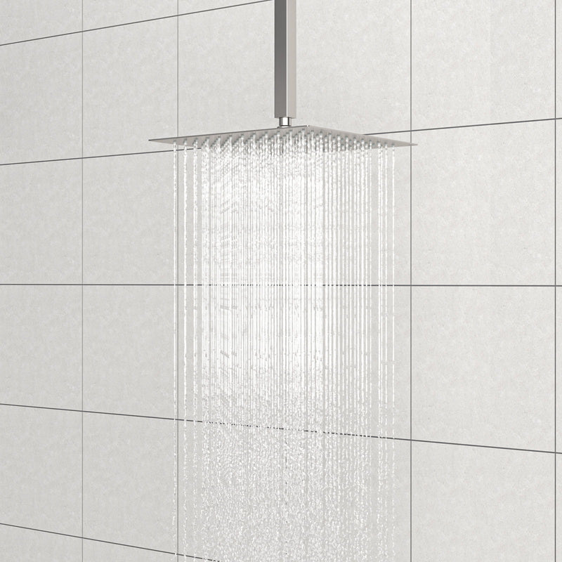 Premium 8" Ceiling Mounted Shower Arm With Flange