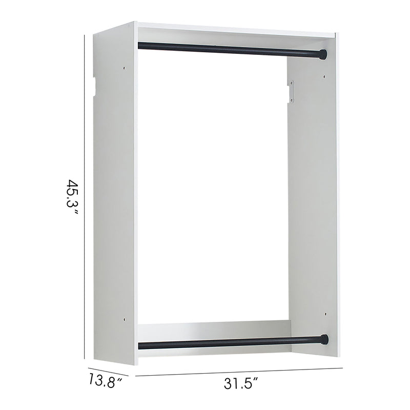 Devi - Wall Mounted Closet System, Modular Units