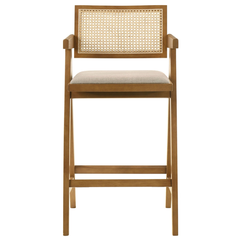 Remy - Bar Chair (Set of 2) With Upholstery - Walnut