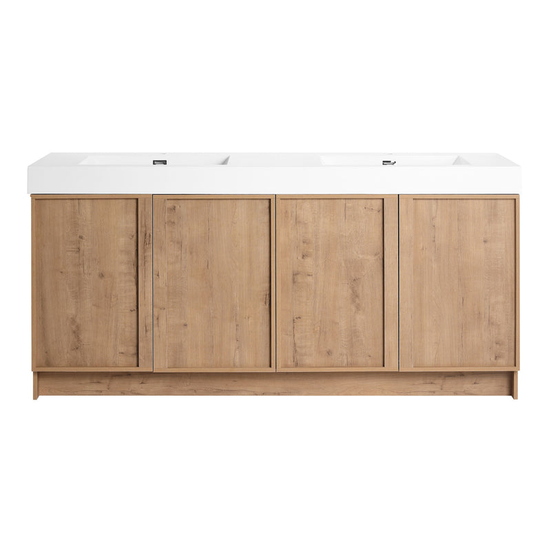 Freestanding Bathroom Vanity With Sink, Soft Close Doors
