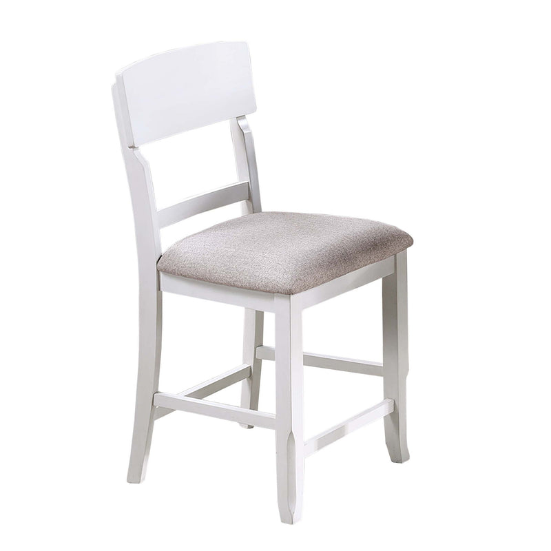 Contemporary Counter Height Dining Set With Built In Lazy Susan