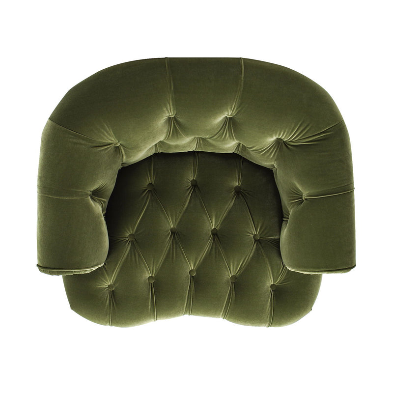 La Rosa - Victorian Tufted Upholstered Accent Chair