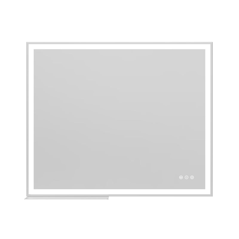 LED Bathroom Vanity Mirror Wall Mounted Adjustable / Warm / Natural Lights Anti-Fog Touch Switch With Memory Modern Smart Large Bathroom Mirrors