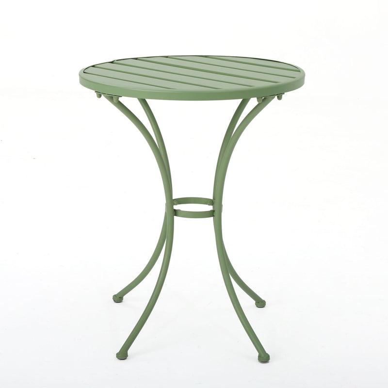 3 Piece Bistro Set With Table And 2 Chairs - Green