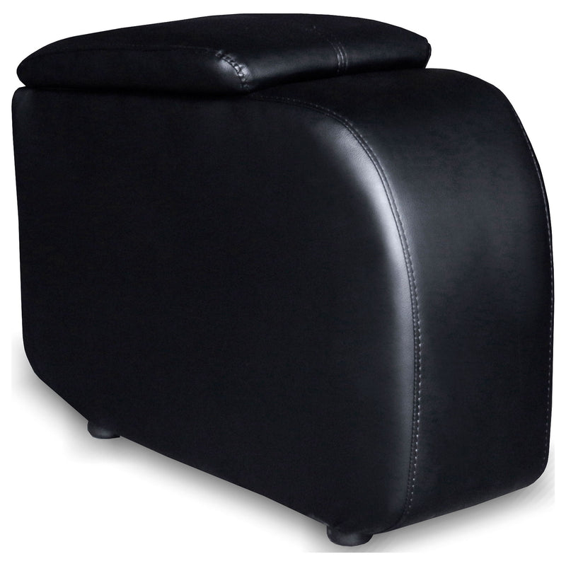 Greenfield - 3 Seater Home Theater With 2 Wedge Consoles - Black
