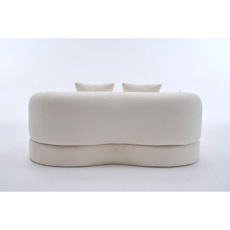 Foldable Sofa Bed, Boneless Couch Convertible Sleeper With 4 Pillows