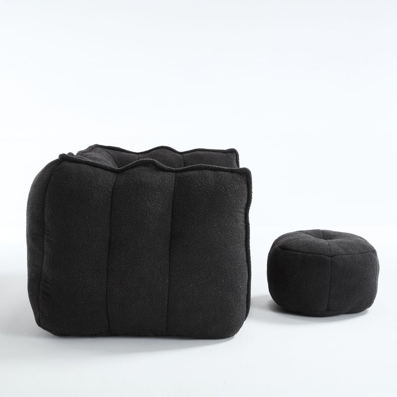 Soft Bean Bag Chair With High Resilient Foam