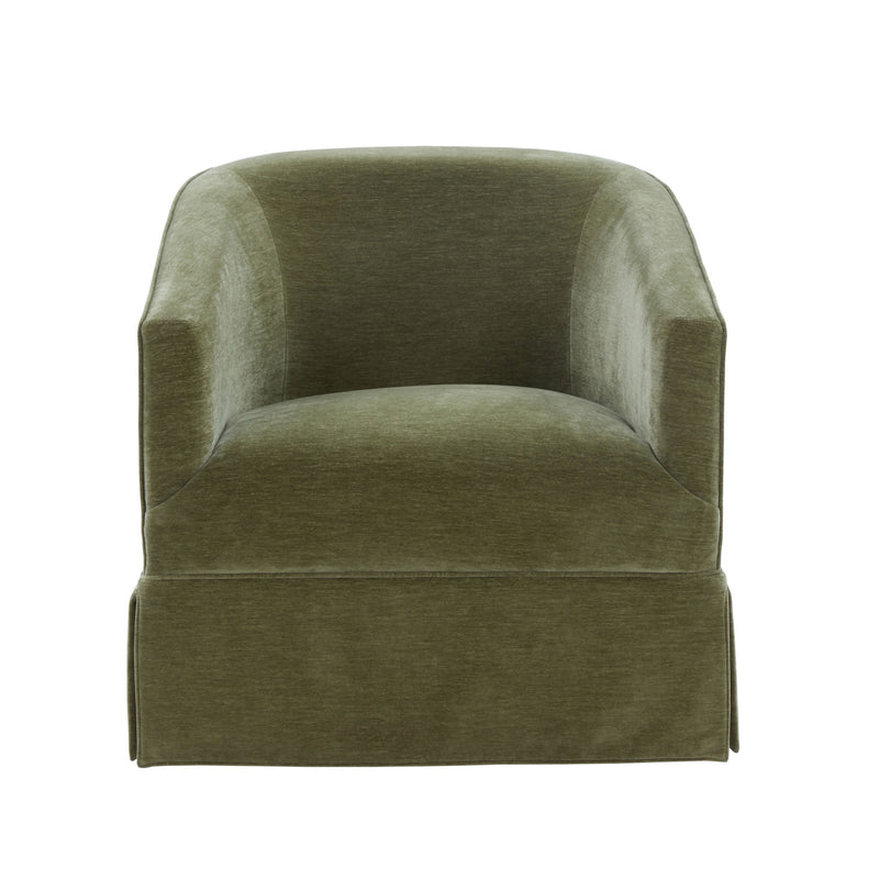 Elm - Skirted Swivel Chair