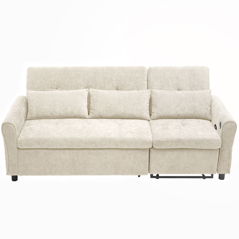 3 Seater Sofa Bed And Reversible Recliner
