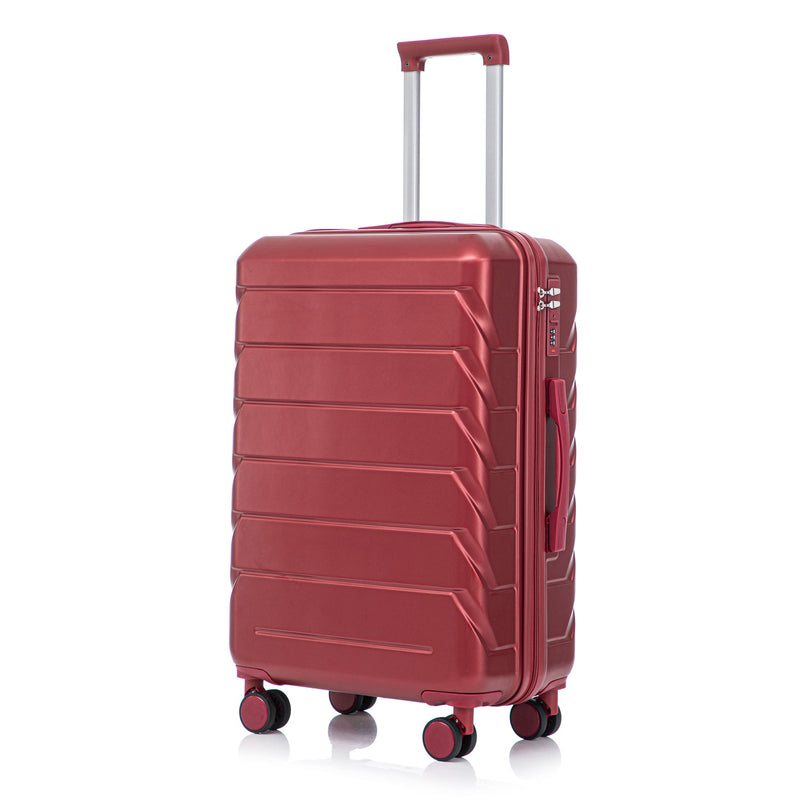 3 Pieces Set 20" / 24" / 28" Spinner Wheel Luggage With Combination Lock