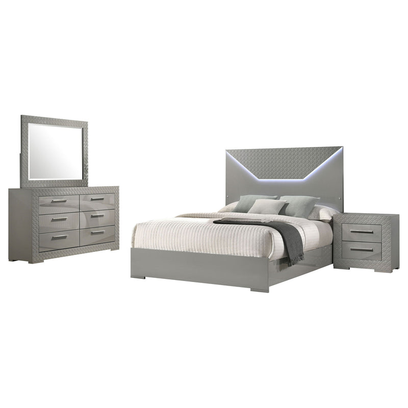 Pierce - Bedroom Set With LED Lighting