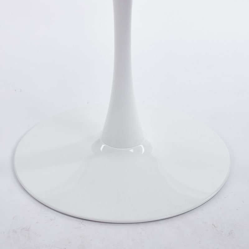 Mid-Century Tulip Dining Table With Round Top