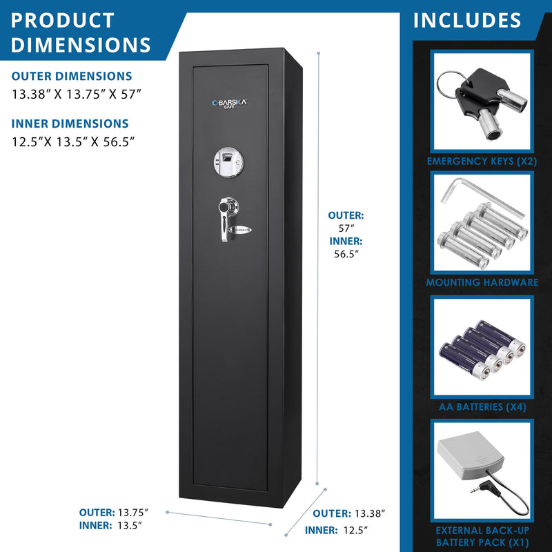 Biometric Rifle Safe