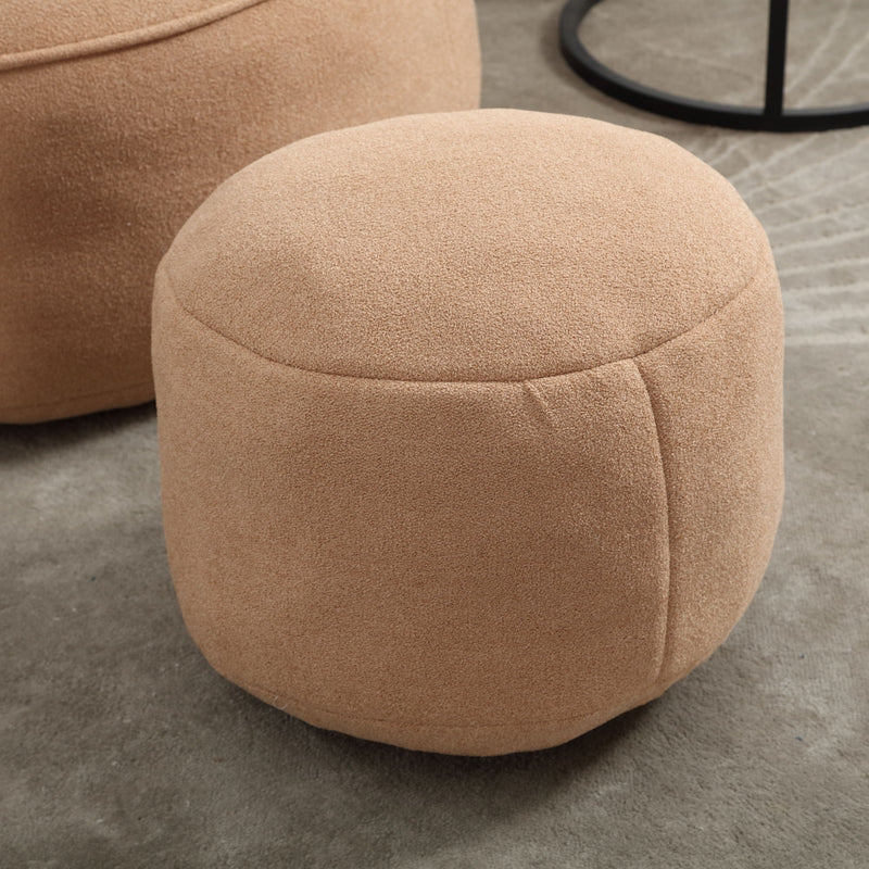 Bedding Bean Bag Sofa Chair High Pressure Foam With Footrest