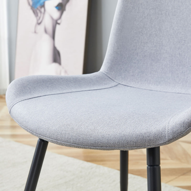 Modern Medieval Style Restaurant Cushioned Chairs With Suede Backrests