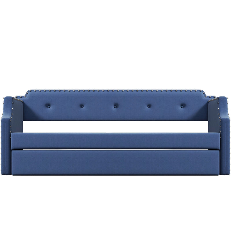 Upholstered Daybed With Trundle