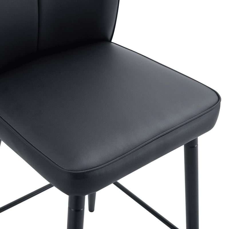 Modern Style Chair With Sleek Backrest Design (Set of 2)