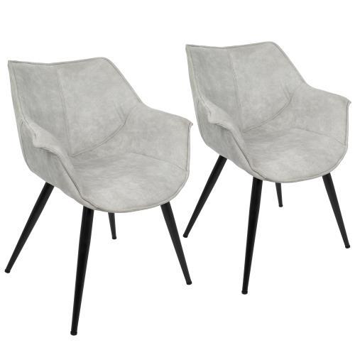 Wrangler - Industrial Chair (Set of 2) - Gray