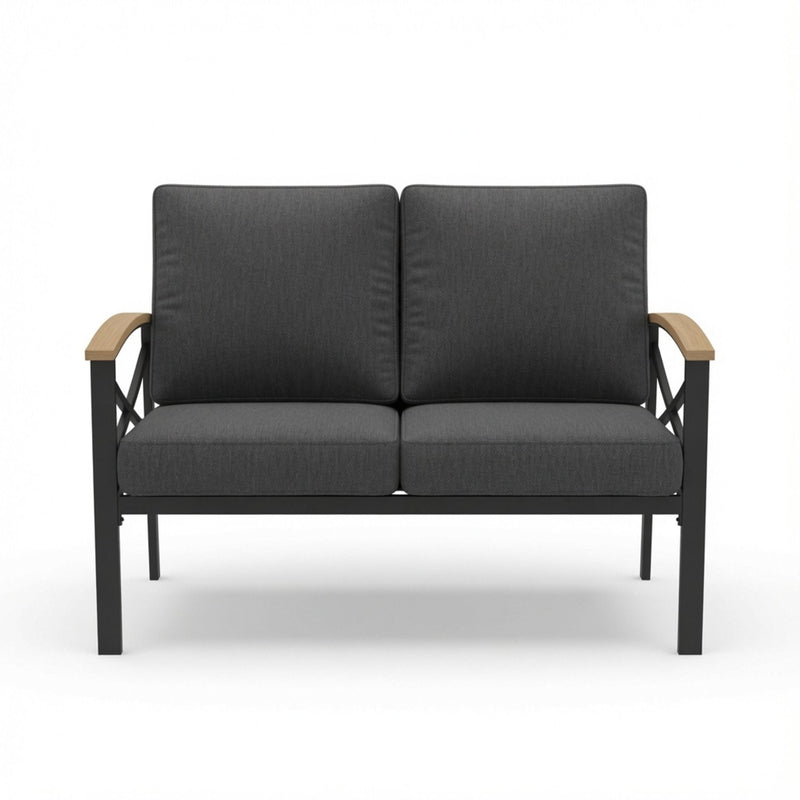 Outdoor Loveseat With Washable Cushions