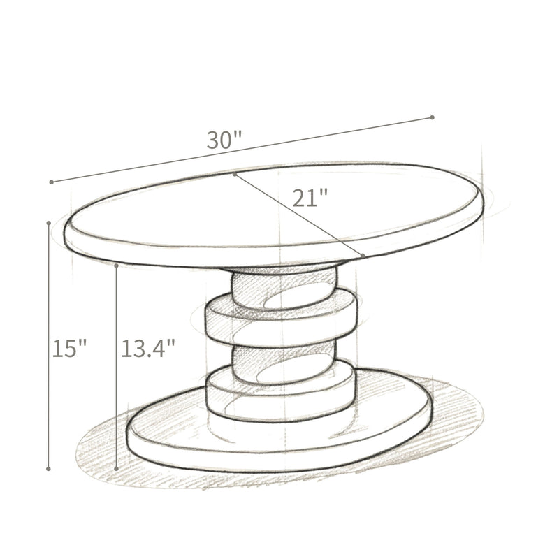 Cobblestone End Table