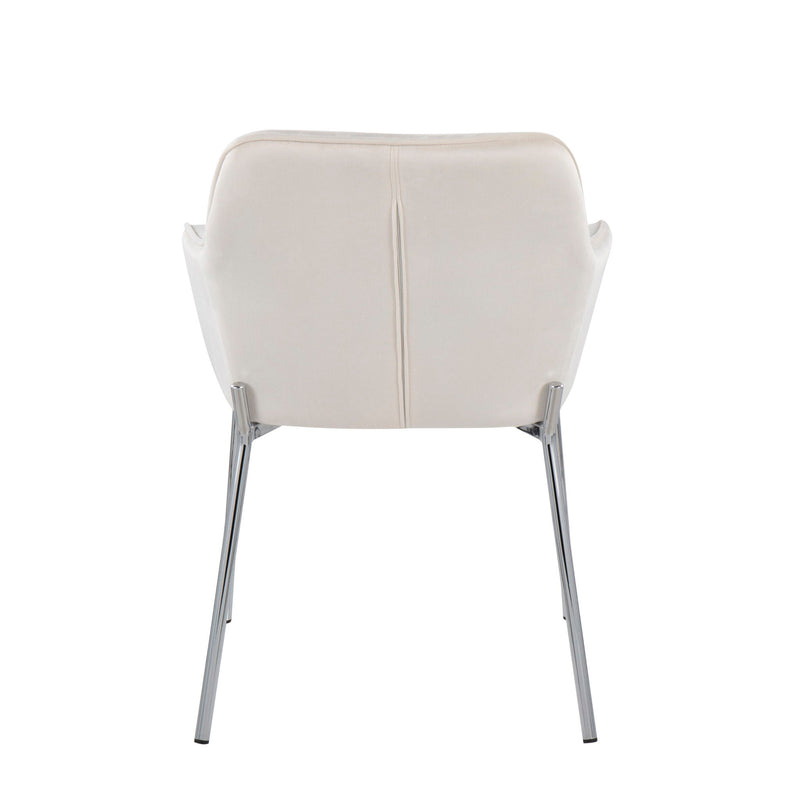 Daniella - Contemporary Dining Chair (Set of 2) - Cream