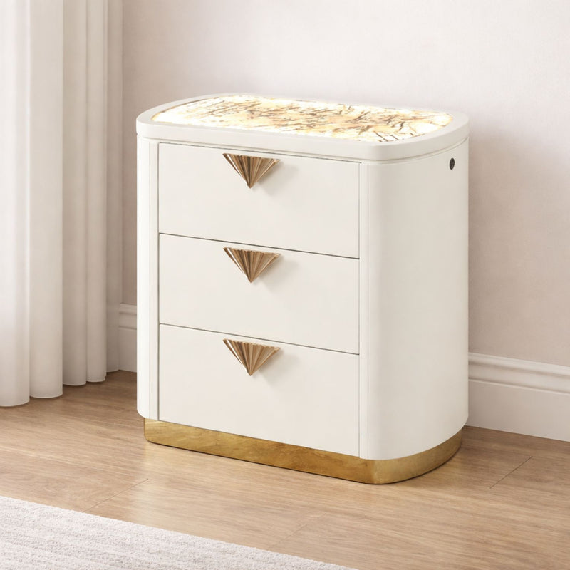 La Pierre - Bedroom Set With Upholstered LED Bed