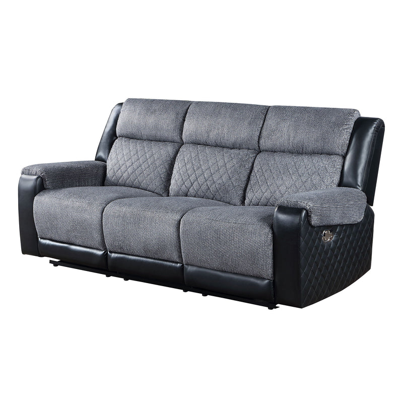 Alicia - Reclining Sofa - Gray