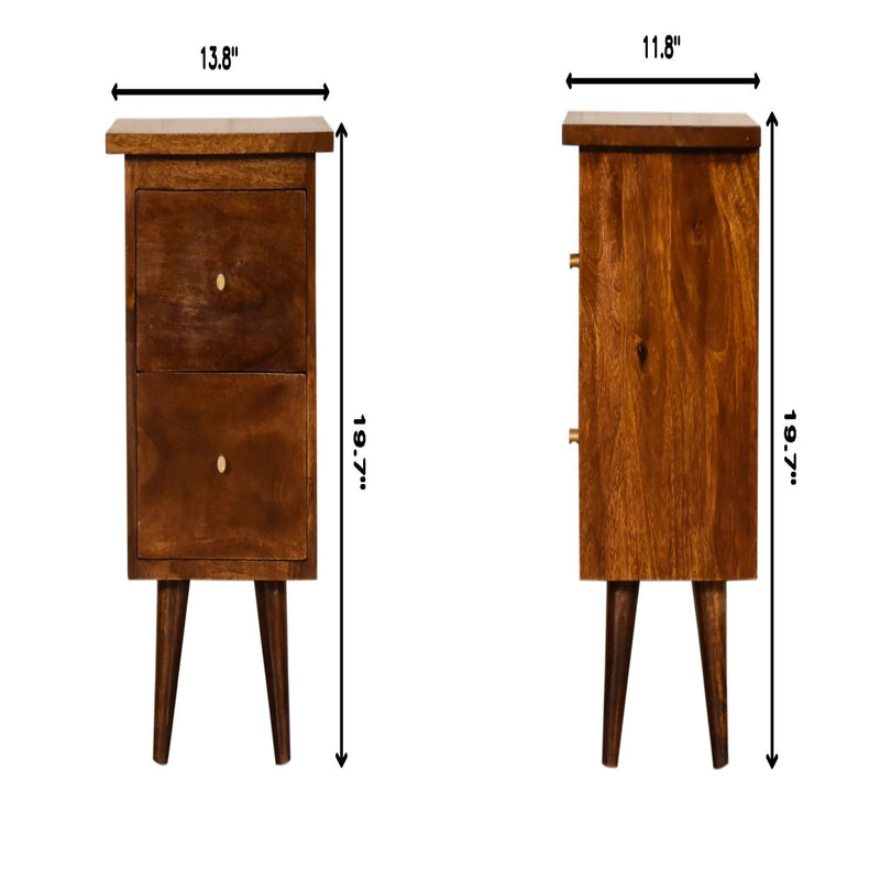 Bedside Table - Chestnut