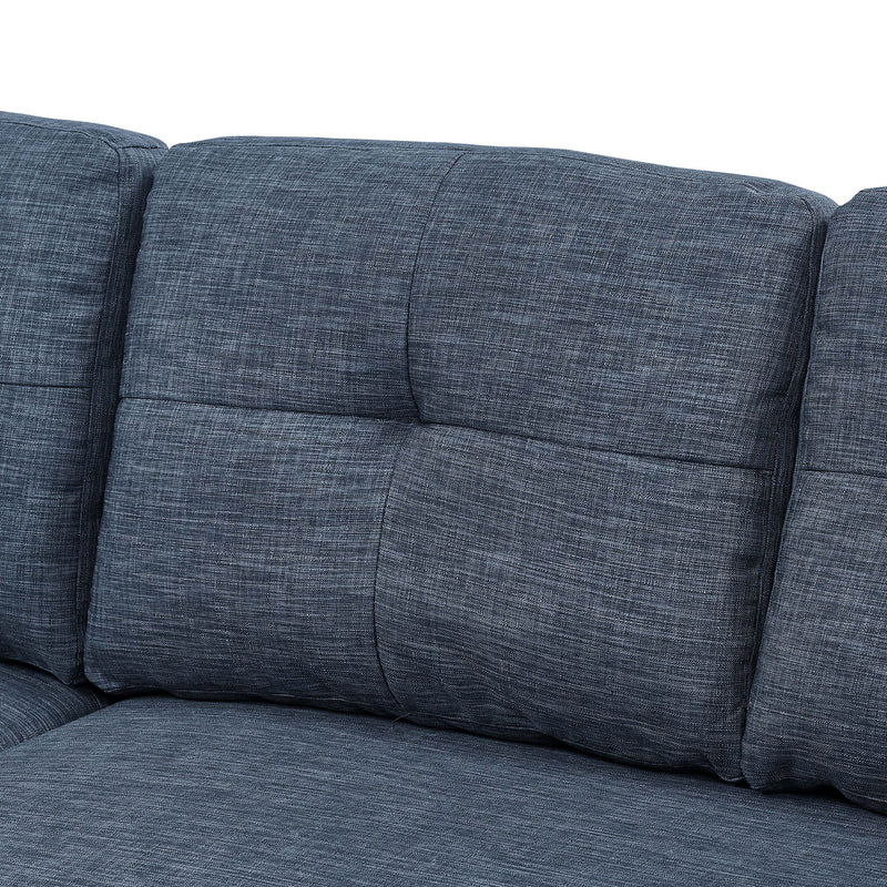 Upholstered Sectional & Pull Out Bed And Chaise Storage