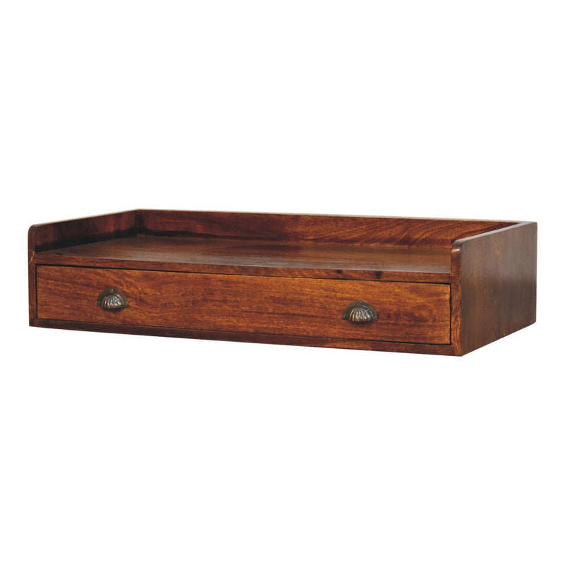 Belmont - Wall Mounted Console Shelf - Chestnut