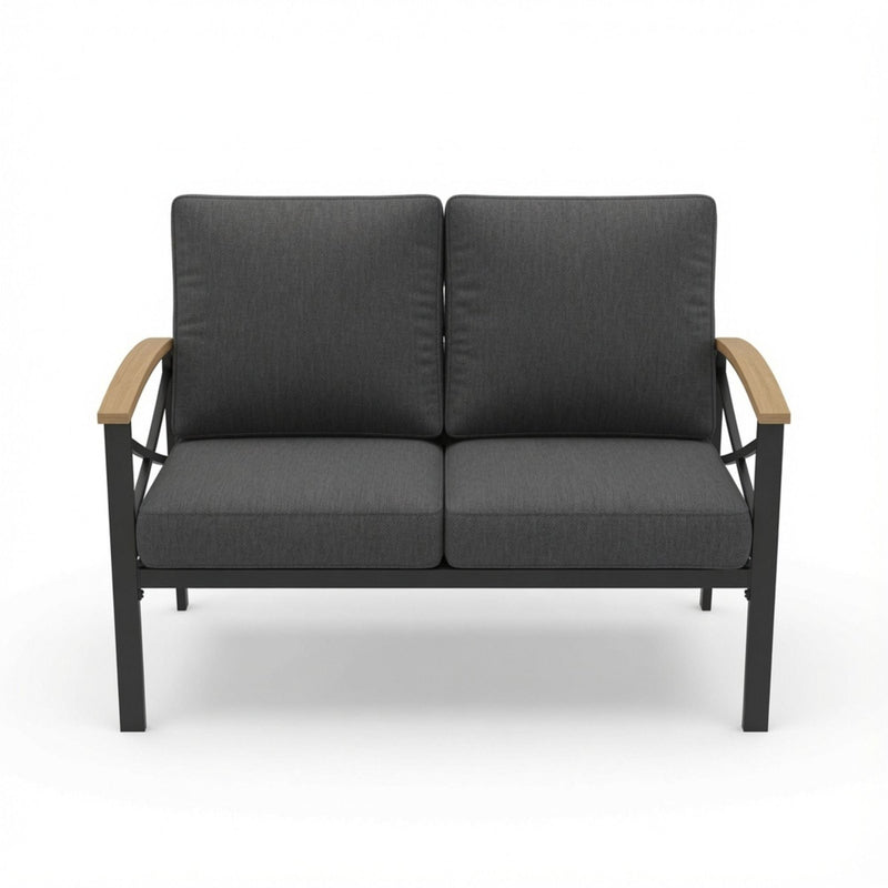 Outdoor Loveseat With Washable Cushions